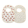 (Pack of 2) /set Cotton Waterproof Baby Bibs Summer Infant Bib Newborn Burp Cloths Bandana for Kids Boys Girls Soft Feeding Saliva Towel