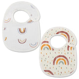 (Pack of 2) /set Cotton Waterproof Baby Bibs Summer Infant Bib Newborn Burp Cloths Bandana for Kids Boys Girls Soft Feeding Saliva Towel