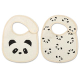 (Pack of 2) /set Cotton Waterproof Baby Bibs Summer Infant Bib Newborn Burp Cloths Bandana for Kids Boys Girls Soft Feeding Saliva Towel