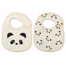 (Pack of 2) /set Cotton Waterproof Baby Bibs Summer Infant Bib Newborn Burp Cloths Bandana for Kids Boys Girls Soft Feeding Saliva Towel