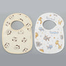 (Pack of 2) /set Cotton Waterproof Baby Bibs Summer Infant Bib Newborn Burp Cloths Bandana for Kids Boys Girls Soft Feeding Saliva Towel
