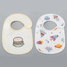(Pack of 2) /set Cotton Waterproof Baby Bibs Summer Infant Bib Newborn Burp Cloths Bandana for Kids Boys Girls Soft Feeding Saliva Towel