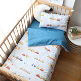 (Pack of 3) Baby Crib Bedding Set Cotton Bed Linens Boy Girl Cot kit Include Pillowcase Sheet Duvet Cover Children Room Decoration