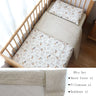 (Pack of 3) Baby Crib Bedding Set Cotton Bed Linens Boy Girl Cot kit Include Pillowcase Sheet Duvet Cover Children Room Decoration