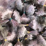 (Pack of 300) /lot Fishing Float Transparent Rubber Stopper S M L Bobber Cylindrical Space Bean Fish Line Accessories