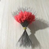 (Pack of 300) /lot Fishing Float Transparent Rubber Stopper S M L Bobber Cylindrical Space Bean Fish Line Accessories