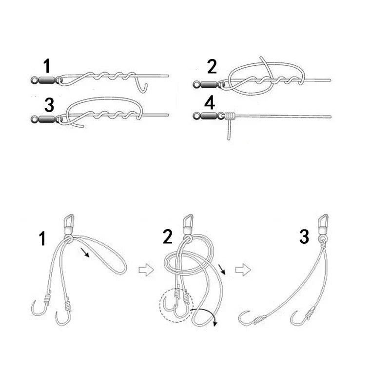(Pack of 500) Bearing Swivel Fishing Connector Stainless Steel Carp Fishing Accessories Snap Fishhook Lure Solid Ring Swivel Tackle