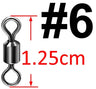 (Pack of 500) Bearing Swivel Fishing Connector Stainless Steel Carp Fishing Accessories Snap Fishhook Lure Solid Ring Swivel Tackle