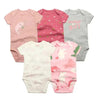 (Pack of 5) /Lot Baby Boys Girls Bodysuits 100% Cotton Short Sleeves Kids Clothes 6-24 Month Newborn Baby Clothing bebe Jumpsuit