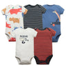 (Pack of 5) /Lot Baby Boys Girls Bodysuits 100% Cotton Short Sleeves Kids Clothes 6-24 Month Newborn Baby Clothing bebe Jumpsuit