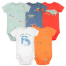 (Pack of 5) /Lot Baby Boys Girls Bodysuits 100% Cotton Short Sleeves Kids Clothes 6-24 Month Newborn Baby Clothing bebe Jumpsuit