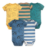(Pack of 5) /lot Baby Bodysuit Fashion Girl Clothes Cotton Newborn Baby Boy Clothing Infant Body Baby Jumpsuit Cartoon Ropa Bebe