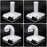 60W Nail Dust Collector Machine Nail Dust Vacuum Cleaner For Manicure Pedicure Nail Art Salon Dust Suction Remover Powerful Fan