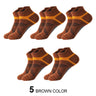 5 Pairs High Quality Socks Men Summer Outdoor Casual Cotton Socks Short Breathable Black Ankle Socks Run Sports Socks Size 38-45