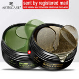 (Pack of 120) ARTISCARE Seaweed/Black Pearl Collagen Eye Patches Remove Dark Circle Anti wrinkle Sleep Eye Mask Moisturizing Eye Care