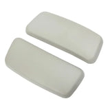 Arm Pads Caps Replacement for Haworth Zody Office Home Computers Chair 1 Pair Black Gray Color Armrest Surface Furniture Parts