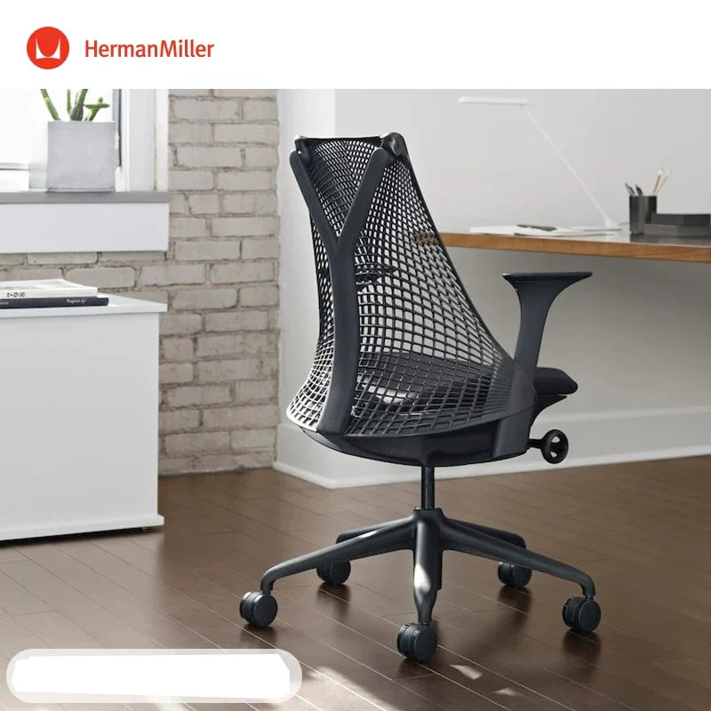 Arms Pads Caps Replacement for Herman Miller Sayl Office Home Computer Chair Armrest accessories Black and Gray Color 1 Pair