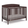 BOUSSAC Benton 5-in-1 Convertible Baby Crib, Multicolor， Baby Furniture Bed for Girls,kid Bed, Children Bed