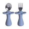 Baby Candy Colour Tableware Set Utensil 316 Stainless Steel Toddler Dinnerware Cutlery Cartoon Infant Food Feeding Spoon Fork