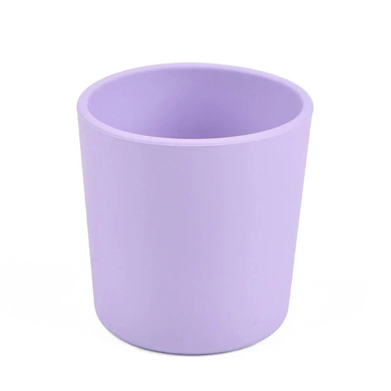 Baby Learning Drinking Cup Heat-Resistant Silicone Cup Water Mug Infant Toddler Drinkware