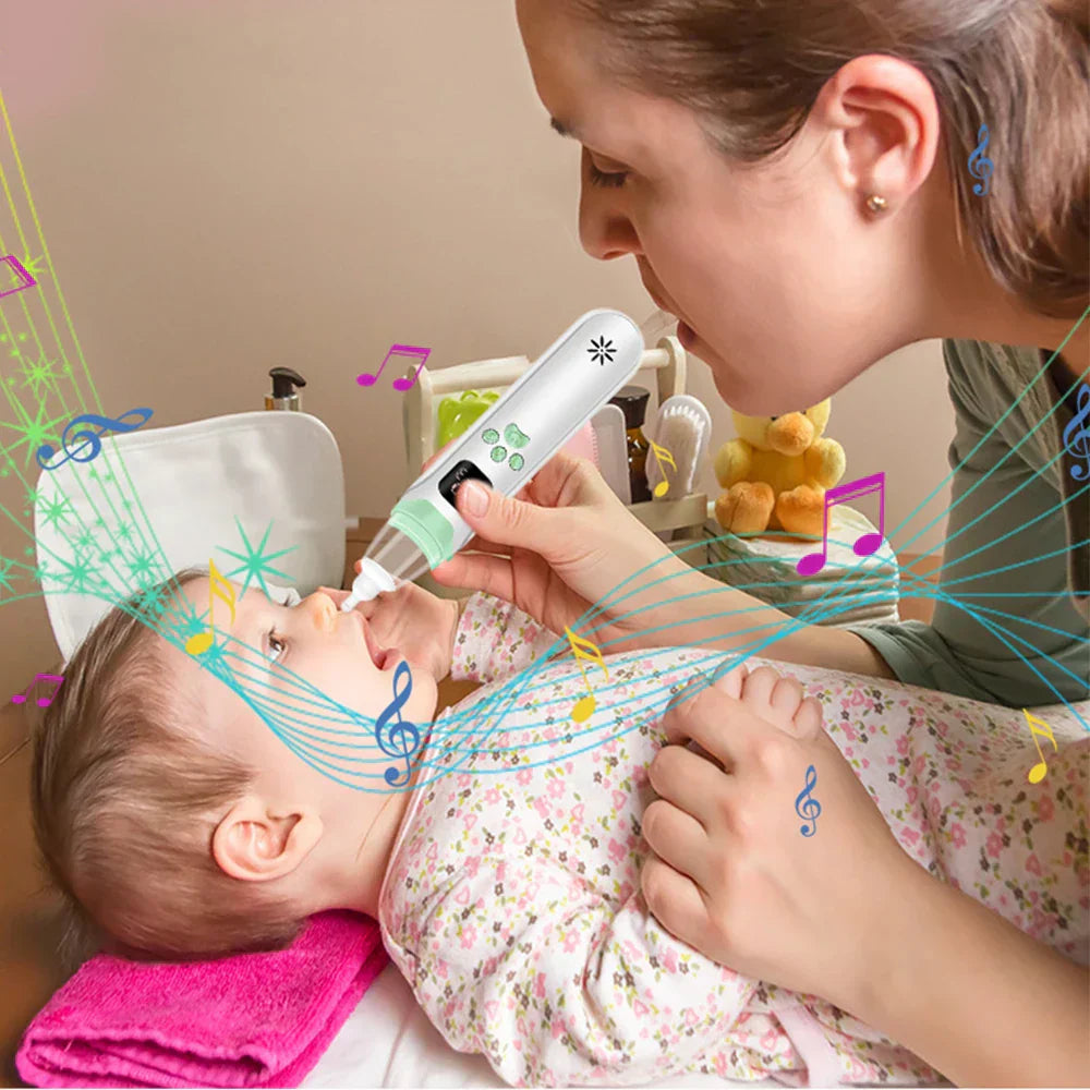 Baby Nasal Aspirator Nose Cleaner Silicone Adjustable Suction Child Health Safety Convenient Low Noise Baby Care Products