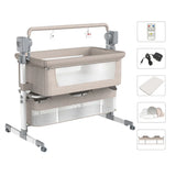 Baby Sleeping Bed Electric Cradle Rocking Bed Newborn Co-sleeper Baby Bedside Bed Sleeping Bassinet