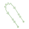 Baby Toy Gum Anti-drop Rope Colorful Anti-drop Silicone Lanyard Feeding Pacifier Nipple Accessories Lanyard Chain