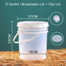 Barware Wine Fermenter Brewing Fermentation Beer For Bucket Making Equipment & With Kit Container Home Airlock