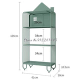 Children&#39;s Bookshelf Storage Integrated Floor Small Baby Picture Book Rack Household Bedside Rack Iron Bookcase