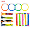 Children Summer Swimming Octopus Pool Diving Toys Set Water Sports Water Play Toys Diving Stick Gem Underwater Grabbing Toys Set