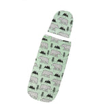 (Pack of 2) Citgeett Newborn Baby Cute Swaddle Blanket Sleeping Swaddle Muslin Wrap+Hat Anime Casual Accessories SS