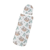 (Pack of 2) Citgeett Newborn Baby Cute Swaddle Blanket Sleeping Swaddle Muslin Wrap+Hat Anime Casual Accessories SS