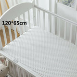 Crib Sheets 3D Dot Velvet Bed Cover Children'S Thickened Warm Baby Crib Protector Solid Color Set Of Sheets Baby Crib Winter