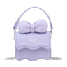 Cute Children's Handbag for Girls Vintage PU Leather Bow-Knot Messenger Purse Bag Girls Single Strap Crossbody Purse Baby Items