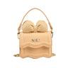 Cute Children's Handbag for Girls Vintage PU Leather Bow-Knot Messenger Purse Bag Girls Single Strap Crossbody Purse Baby Items