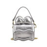 Cute Children's Handbag for Girls Vintage PU Leather Bow-Knot Messenger Purse Bag Girls Single Strap Crossbody Purse Baby Items