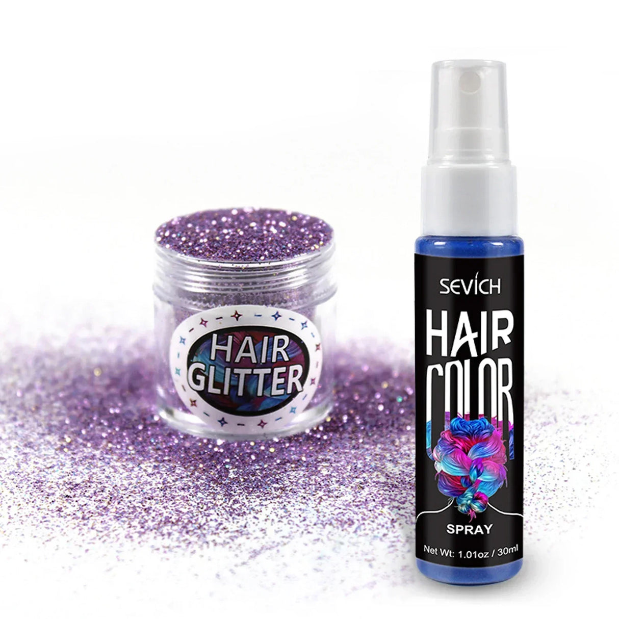 Disposable Hair Dye Spray Temporary Hair Spray DIY Salon Hair Dye Colorful Styling Long Lasting Waterproof Hair Coloring Product