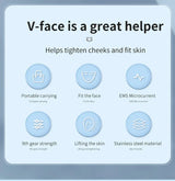 EMS Double Chin Remover Home Use V-Face Beauty Device Face Lifting Machine Facial Slimming Massage Skin Care Anti Wrinkle