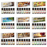 (Pack of 6) EUQEE /set Fragrance Oil Gift Kit For Diffuser Coffee Bakery Harvest Spice Pumpkin Pie Forest Pine Sweet Fruit Aroma Oils
