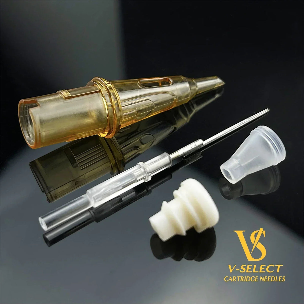 (Pack of 20) EZ V-Select Tattoo Cartridge Needles #10 0.30mm Bugpin Round Liner for Cartridge Tattoo Machine Tattoo Grips /Box