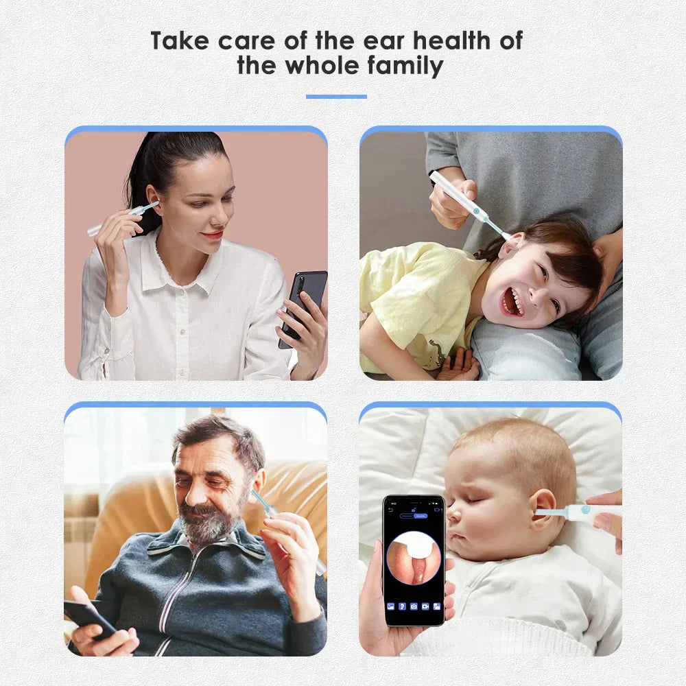 Ear Cleaner With Camera Otoscope Removal Ear Pick Muffs Personal Care Ear Wax Cleaning Endoscope Personal Health Care Product
