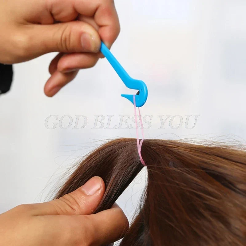 Elastic Hair Bands Remover Cutter Pain Free Ponytail Remover Tools Picks for Women Girls Cutting Pony Disposable Rubber Hair Tie