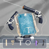 Electric Water Gun with Backpack Automatic Double Water Blaster Large Capacity Soaker Splashing Toy Summer Outdoor Party Games