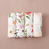 (Pack of 4) Elinfant Rainbow Color 100% Cotton Gift Set Popular Muslin Swaddle Blankets Bamboo Cotton Newborn Baby Bath Towel Wrap