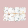 (Pack of 4) Elinfant Rainbow Color 100% Cotton Gift Set Popular Muslin Swaddle Blankets Bamboo Cotton Newborn Baby Bath Towel Wrap