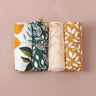 (Pack of 4) Elinfant Rainbow Color 100% Cotton Gift Set Popular Muslin Swaddle Blankets Bamboo Cotton Newborn Baby Bath Towel Wrap