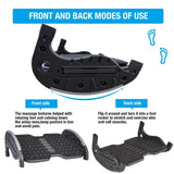 Foot Rest for Under Desk at Work with Removable Soft Warm Foam Cushion Ergonomic Foot Stool with Massage Texture Sturdy Office