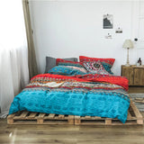 Bohemian Cotton 3d Comforter Bedding Sets Luxury Boho Duvet Cover Set Pillowcase Queen King Size Bedlinen Bedspread