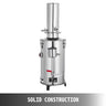 (Pack of 29) VEVOR 500ML 2L 3L 5L Lab Pure Water Distiller Electric Stainless Moonshine Still Filter And 24/40 Chemistry Glassware Kit
