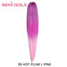 Miss Rola Synthetic 28Inch 100G 2023 New Hair Extension Yaki Straight Jumbo Braiding Hair Pre-Stretched Braid Kanekalon Hair